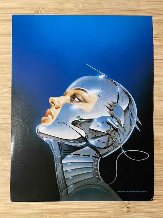 ヴィンテージ 1980年代 空山基 ロボット セクシー ピンナップ