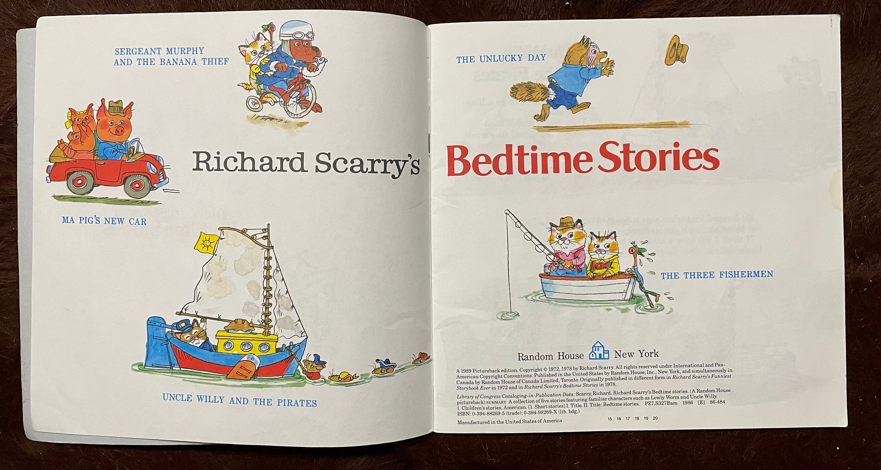 Richard Scarry's Bedtime Stories (Pictureback(R)): Scarry