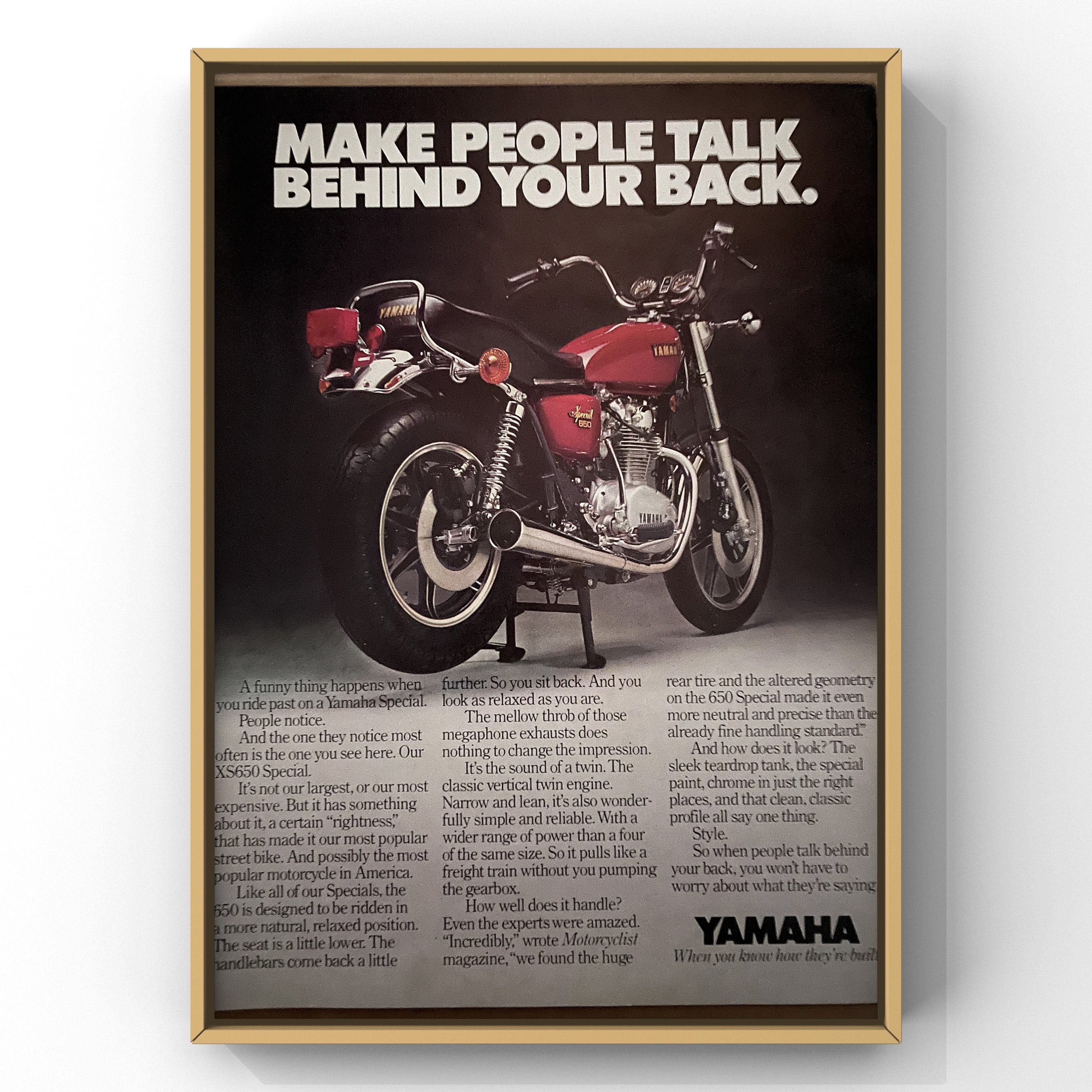 1969 Yamaha 250 cc Street Scrambler Enduro motorcycle vintage advertisement  69