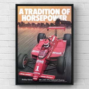 Vintage 1970s Budweiser Beer Alcohol Race Bar 70s Magazine Page Ad Poster Print Wall Art Home Decor Retro Gift Original Collectible Mancave
