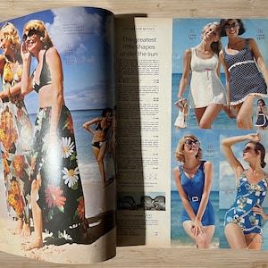 Vintage 1970s Eaton’s Summer Values 1974 Soft Cover Catalogue Toronto Canada Fashion Outfits Style Clothing Retro 70s Poster Wall Art Gift