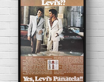 Levi Strauss Vintage Advertising Banner 1970s | Levi's Display