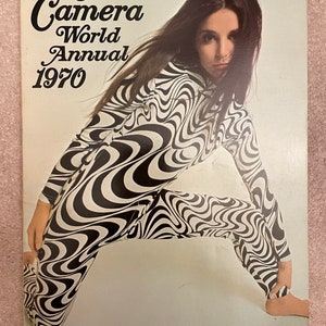 Revista anual Camera World de EE. UU. de los años 70, anuncio de libro retro de los años 70, regalo coleccionable, arte de pared, póster, decoración del hogar, fotografía de moda, película