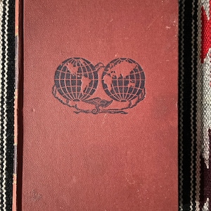 Libro de tapa dura vintage de los años 50 Nueva enciclopedia ilustrada del mundo Volumen 5 CON a Ecc pintado en EE. UU. Franklin Dunham Otto L. Bettmann Años 50