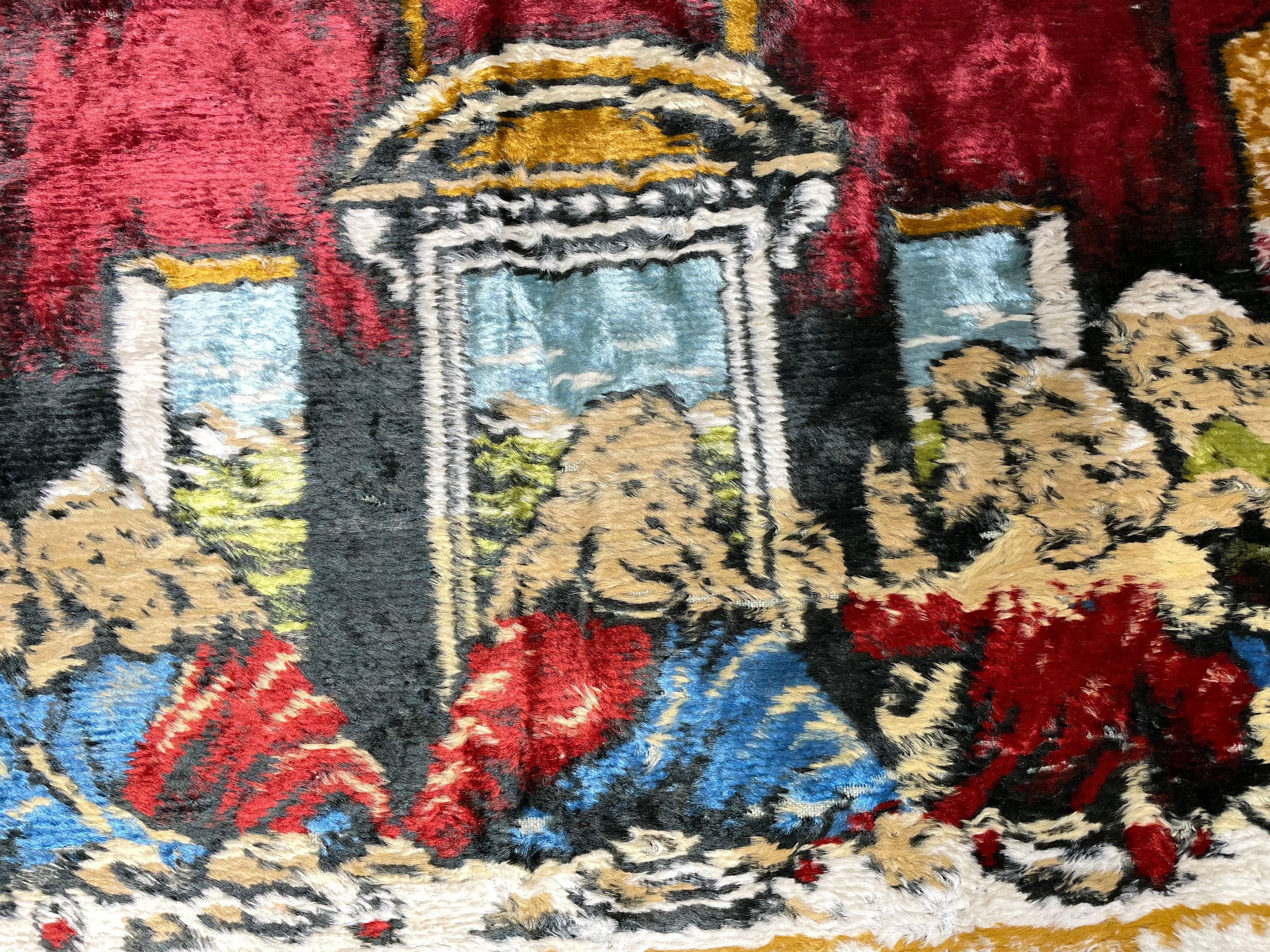 Vintage 1970s the Last Supper Jesus Christ Tapestry Rug Wall Vintage 1970s the Last Supper Jesus Christ Tapestry Rug Wall