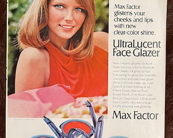 GEMINESSE by MAX FACTOR マックスファクター ポスター Amazon.co.jp: 70年代 MAX FACTOR マックスファクター GEMINESSE