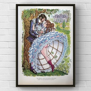 Vintage 1970s Playboy Comic Magazine Page Illustration Funny Drawing 70s Poster Print Home Decor Wall Art Collectible Sexy Pinup Don Madden