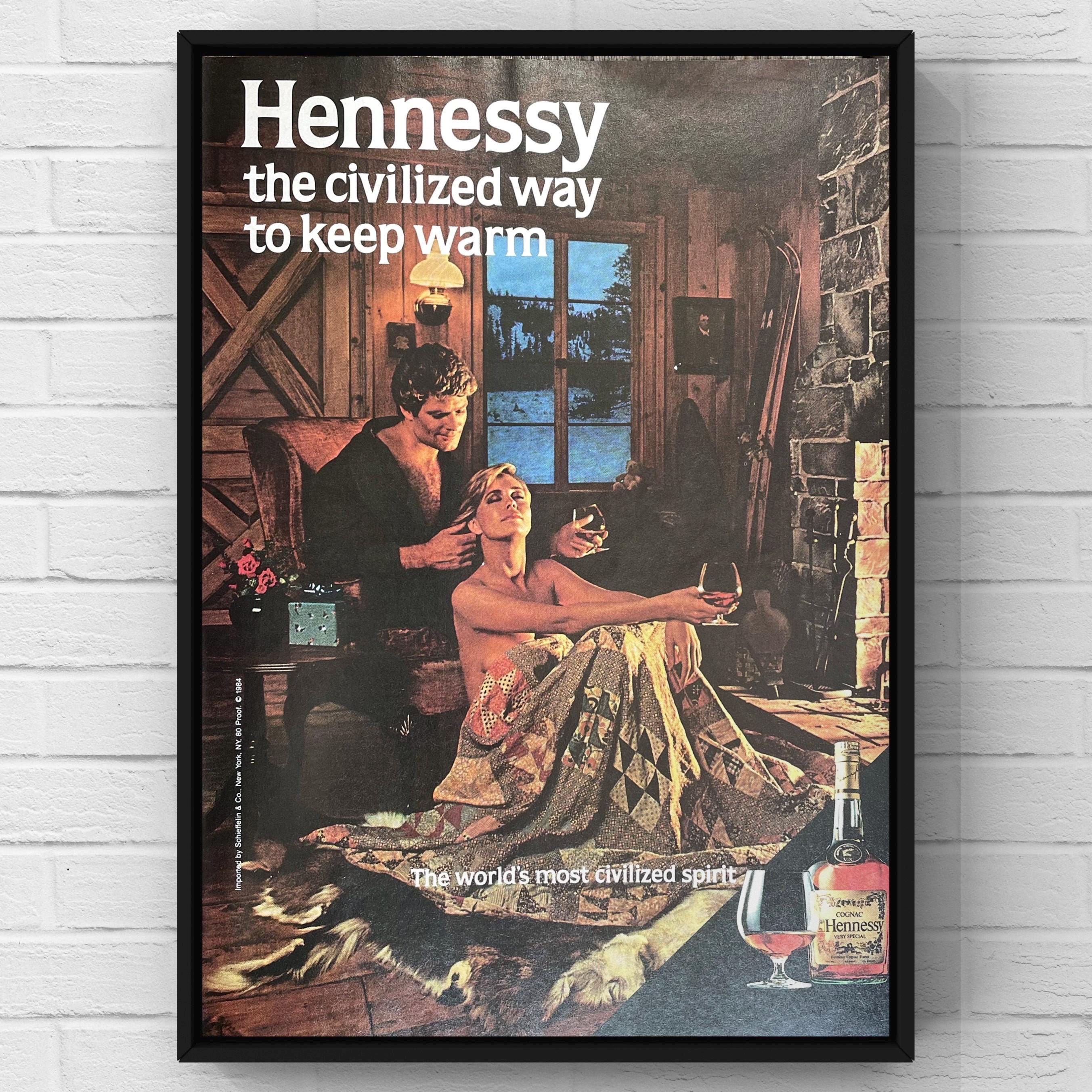 1939年のHennessyコニャックのヴィンテージ広告ポスター 1939年の
