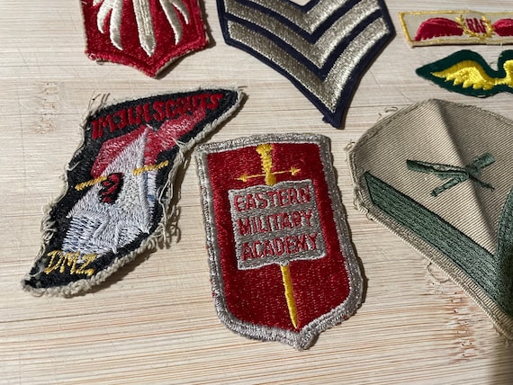 アメリカ軍ワッペン　WWⅡ～Korean War 1940s~50s 3枚 ６ Vintage 1940s WW2 Patches Set of 14 Lot 40s Patch Clothing