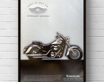 Zabytkowy motocykl z lat 90. Kawasaki Vulcan 1500, klasyczny