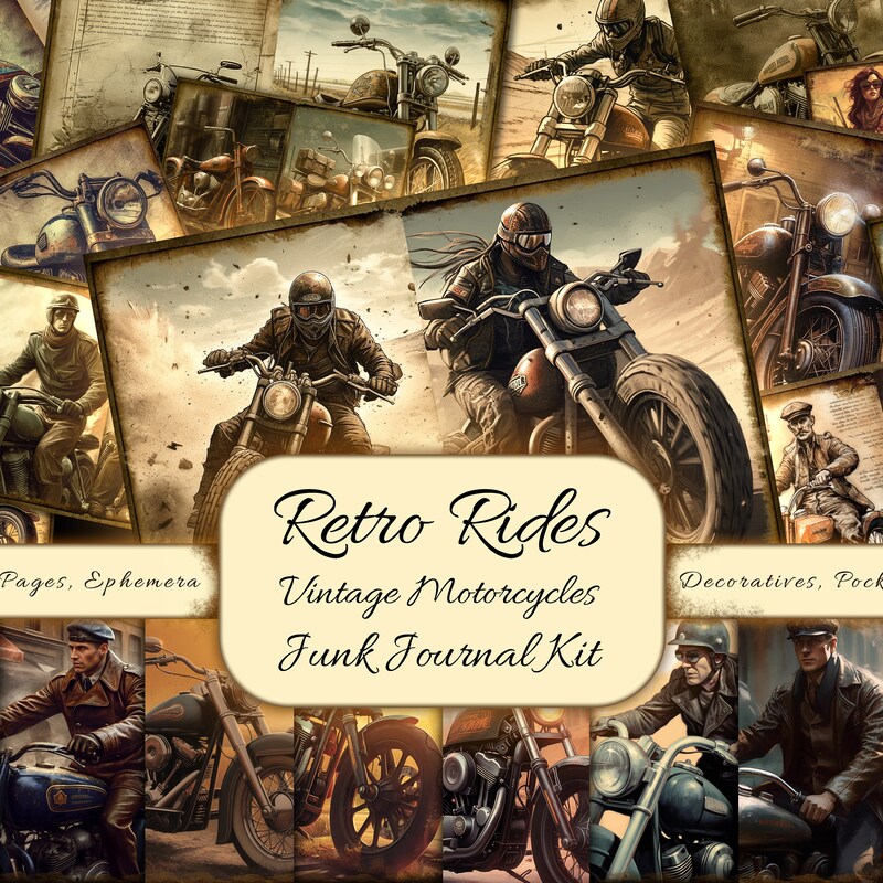 Motorcycle Printable - Etsy