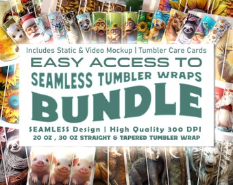 Whole Tumbler Wrap Shop Mega Bundle | Entire Shop Full Access Pass | MEGA Bundle | Current & Future Seamless Designs Digital download