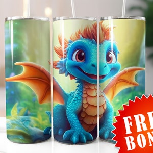 Seamless dragon tumbler wrap, 20oz and 30oz Sublimation Tumbler, Straight and Tapered Skinny Tumbler Wrap PNG, dragon tumbler png, PNG