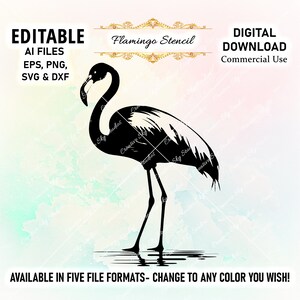 Flamingo SVG, vector flamingo, Flamingo, cutting files, Cricut Cut Files, Flamingo Clipart, Flamingo Cut File, Cricut Design Space, svg, eps