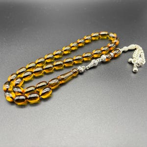 33 Beads Bakelite Amber High Quality Tesbih, Tasbih, Misbaha, Tasbeeh, Prayer Beads, Masbaha, Sibha, Worry Beads, Relaxing Beads,Subha