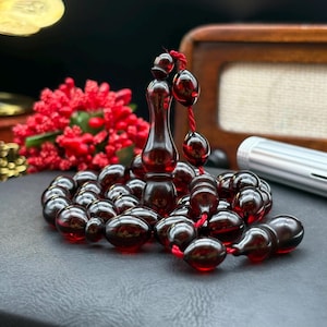 Premium Quality Bakelite,Faturan,Rosary,Amber 33 Beads,Tesbih,Tasbih,Misbaha,Tasbeeh,PrayerBeads,Masbaha, Sibha,Supha,İslamic Bead,Kahraman