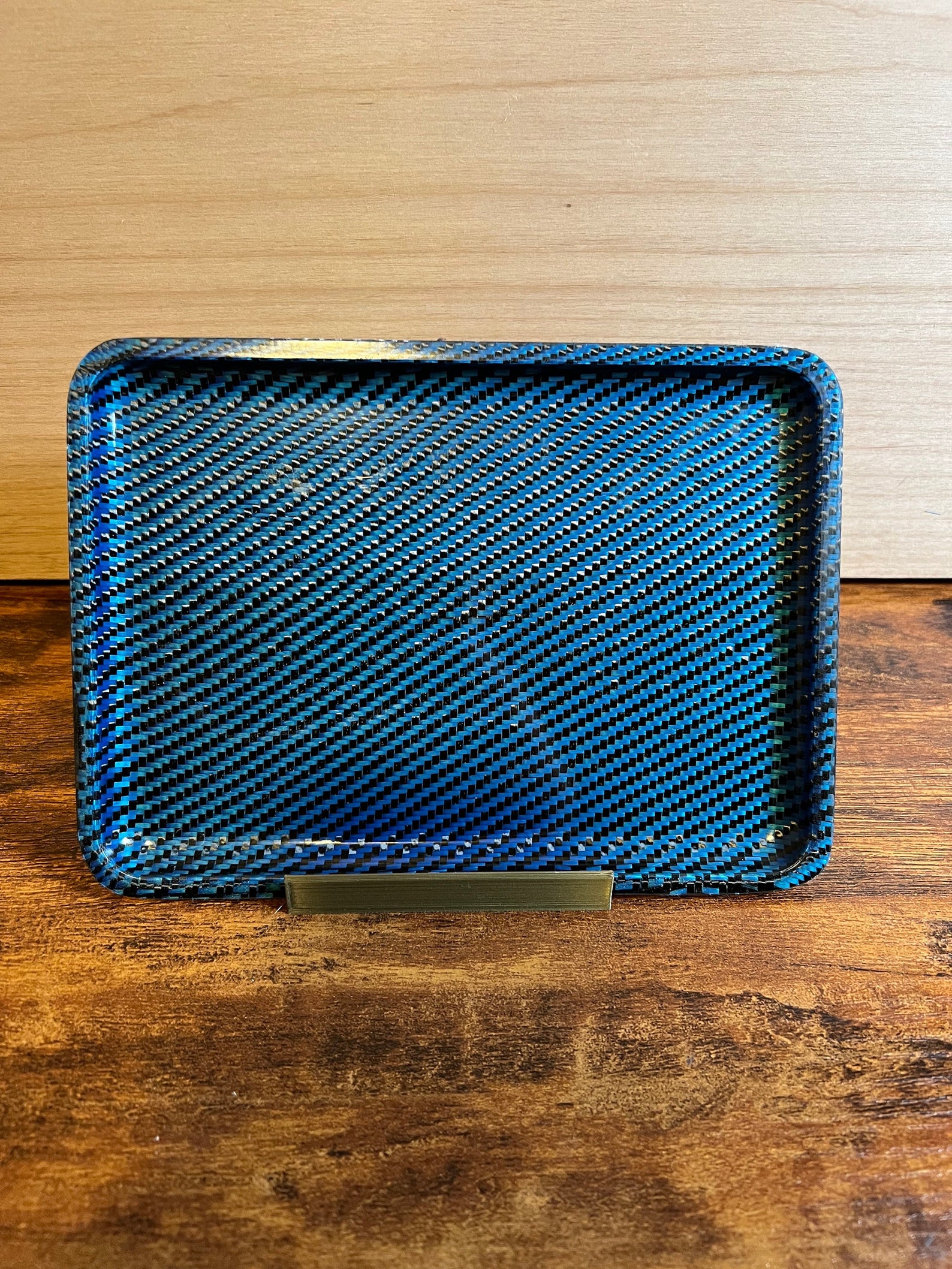 Blue Real Carbon Fiber Tray 5x7 Etsy