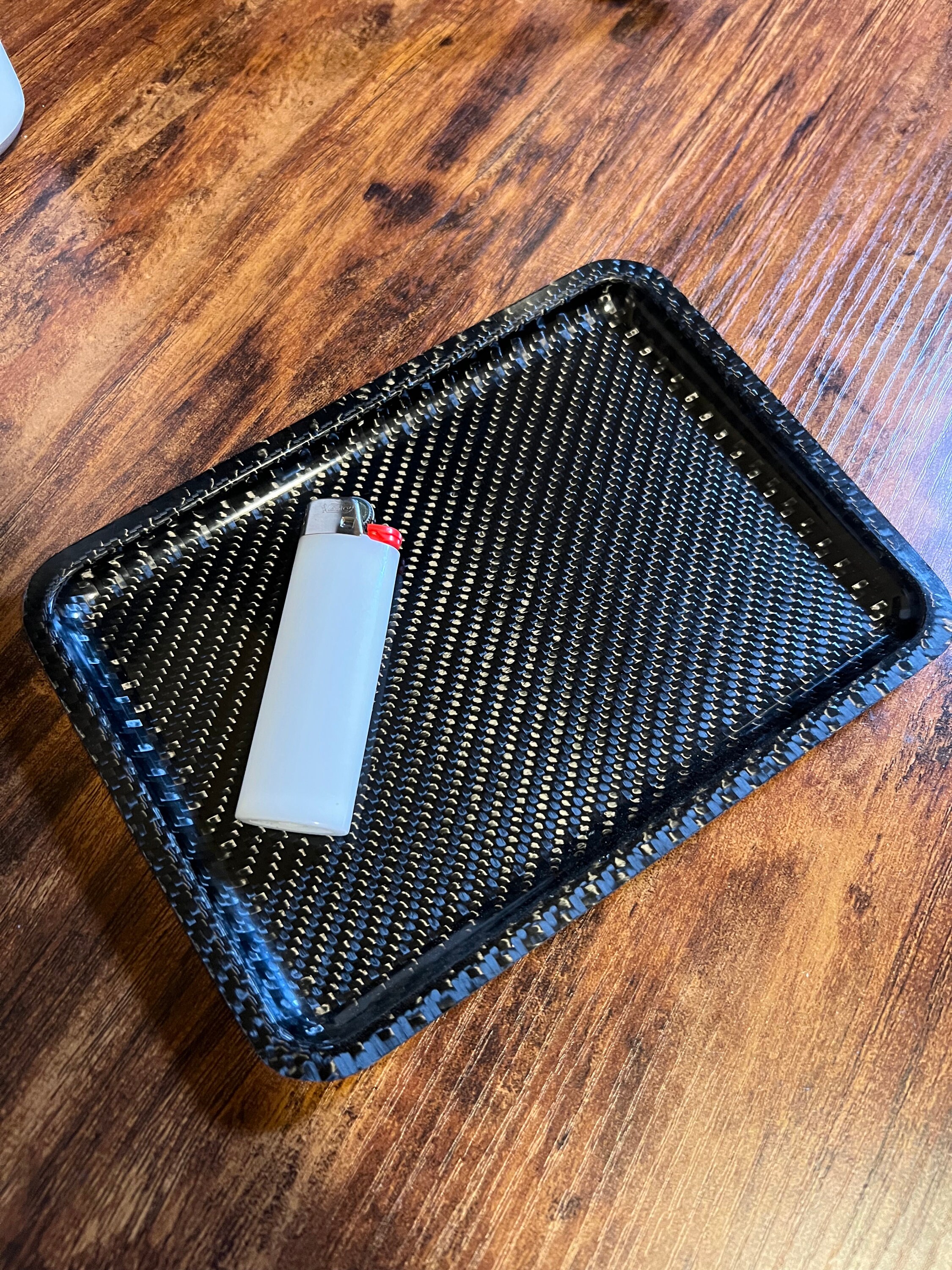 Real Carbon Fiber Tray 5x7 2x2 Twill Etsy