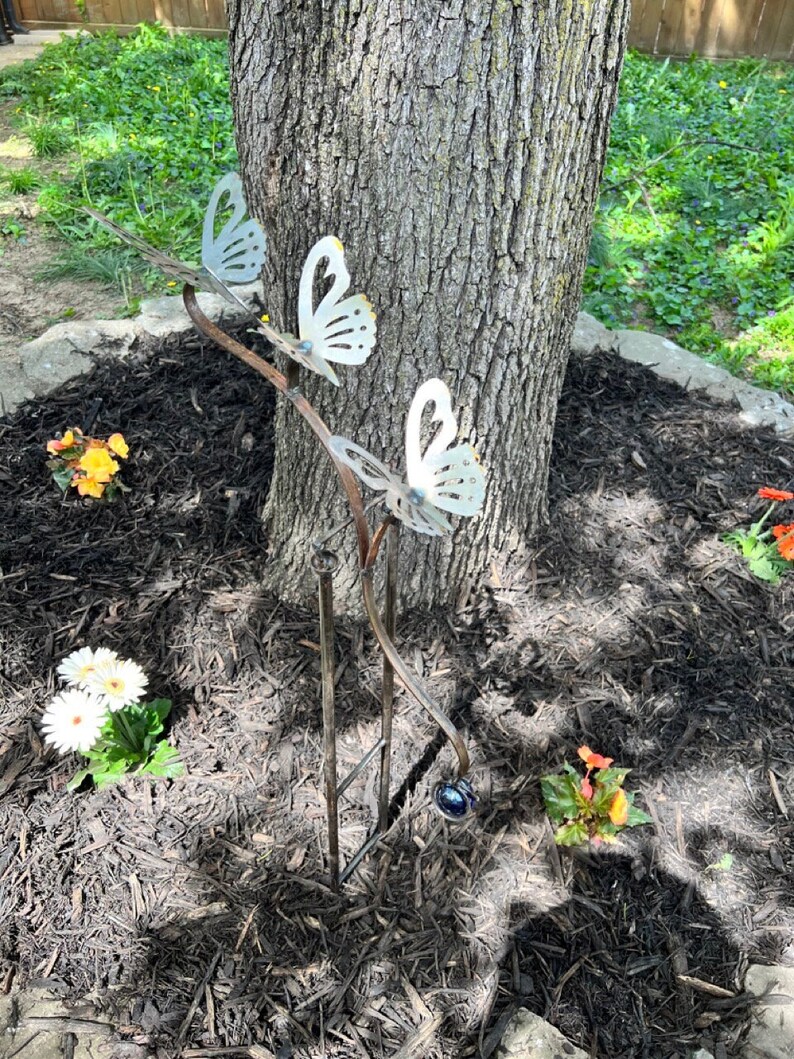 Premium Cast Iron Garden Art Wind Spinner Triple Balance