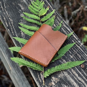 Cartera minimalista para hombres, soporte delgado para tarjeta de crédito, cartera de cuero para hombres, bolso de bolsillo frontal