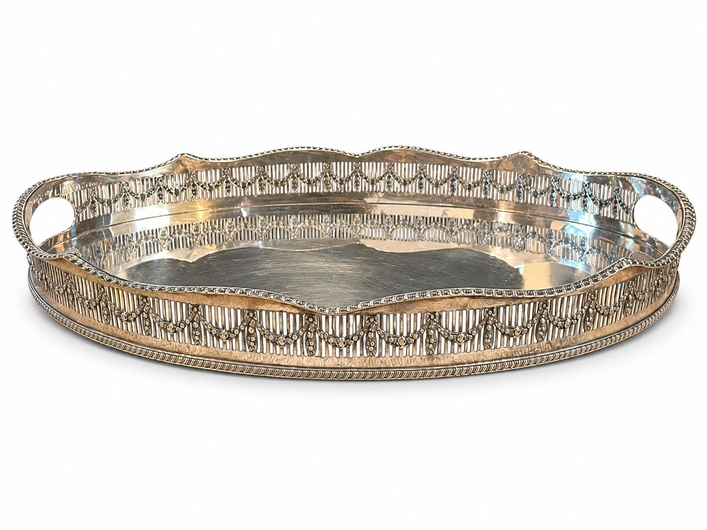 Antique silver tray - Etsy 日本
