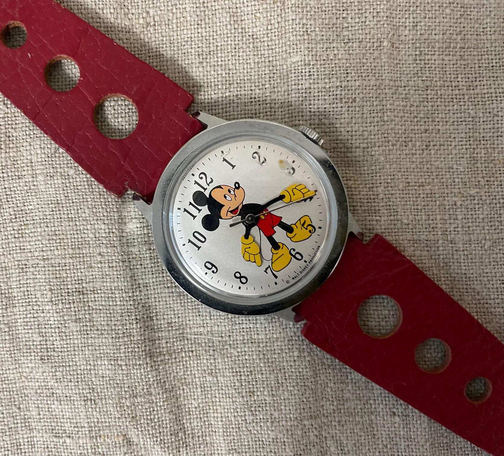 Vintage 1970 s Mickey Mouse Timex Watch