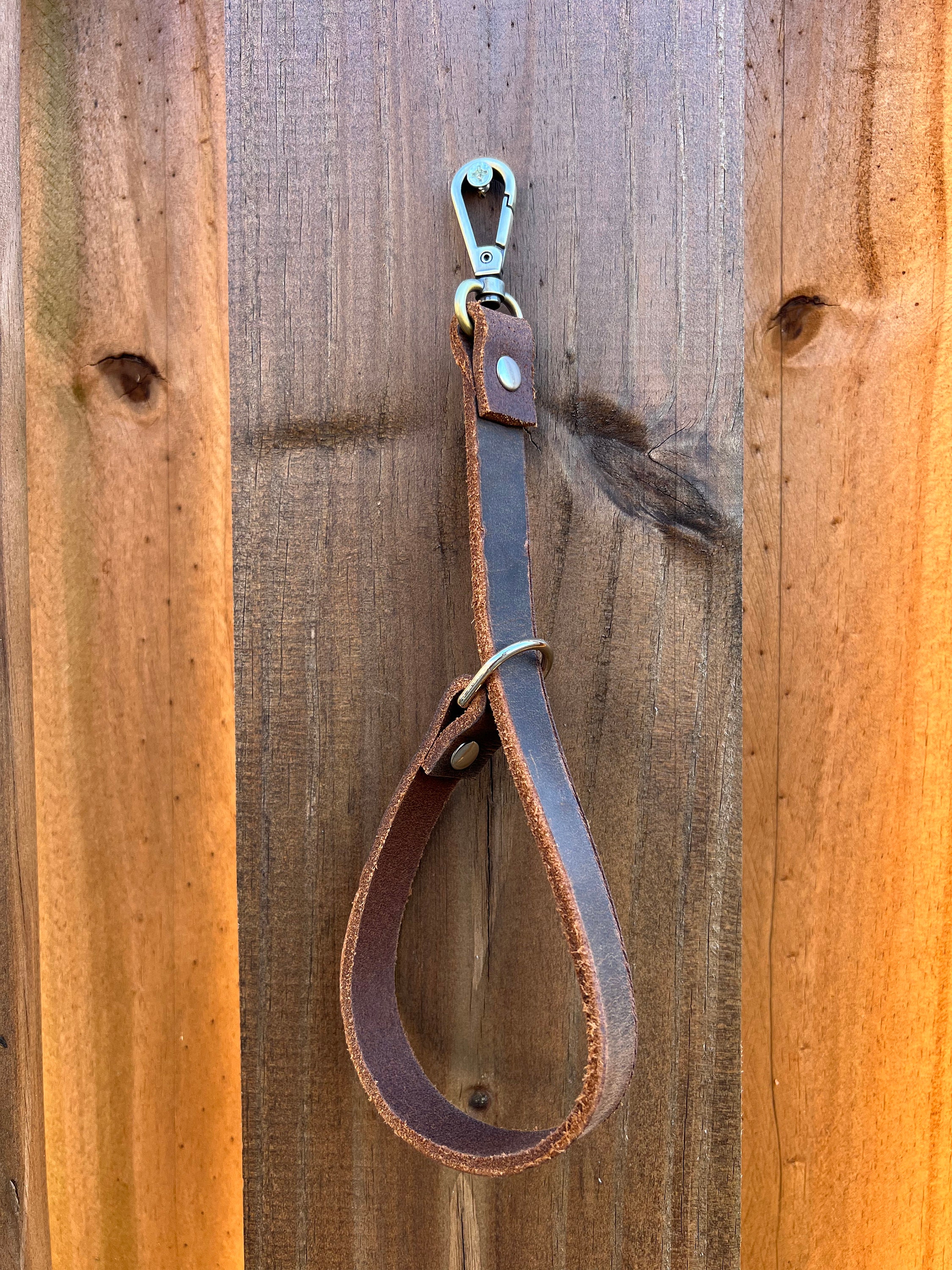 Leather turkey online tote strap