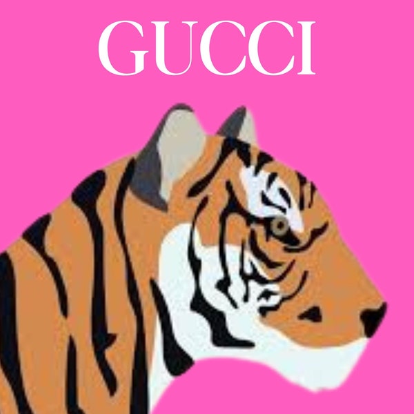 Pink Gucci Tiger