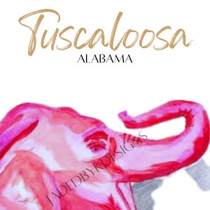 Tuscaloosa AL pink elephant
