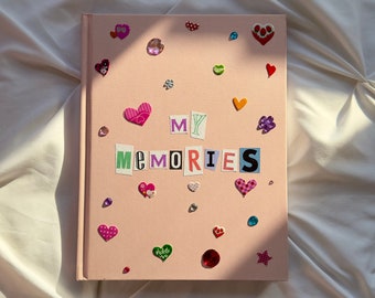 My Memories Scrapbook, Customizable Memory Journal, 110 Sheets, 11 x 8.5 inches