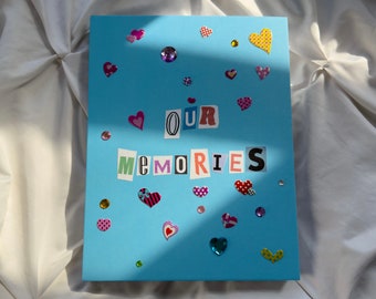 Our Memories Scrapbook, Cobalt Blue Edition, 110 Sheets, 11 x 8.5 inches