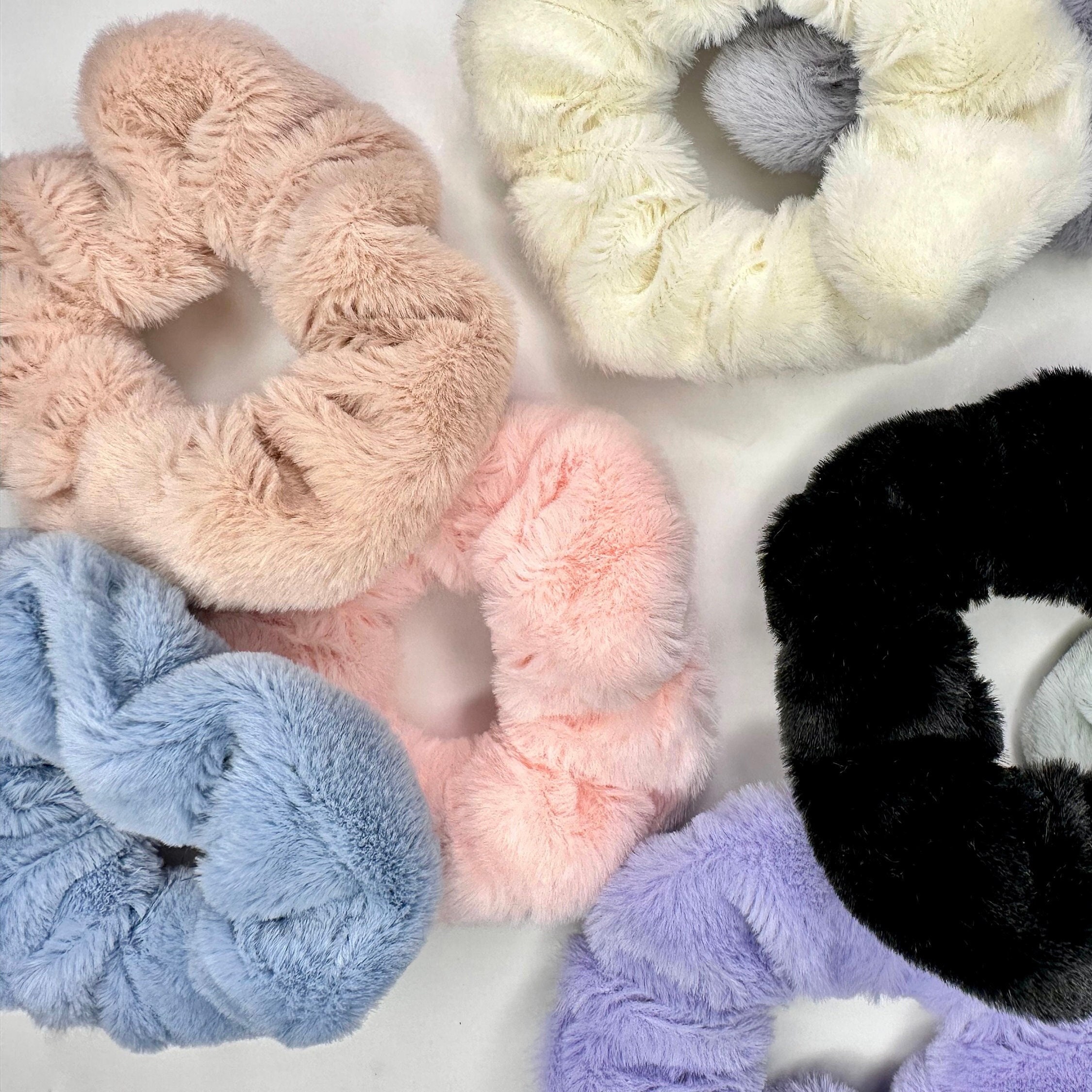 Fuzzy Hair Tie - Etsy Fuzzy Hair Tie - Etsy