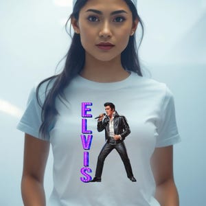 Elvis Presley Shirt | Vintage Rock & Roll Tee | Retro Music Lover Gift | Classic Band Apparel | Unisex T-Shirt