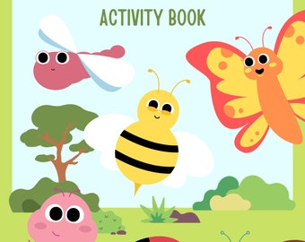 Insects & Bugs Coloring Book