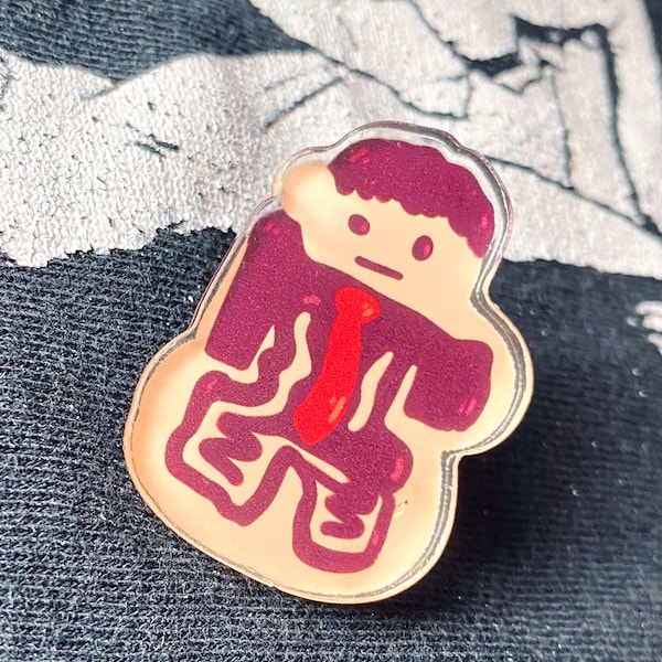 Gerard Way pin, My Chemical Romance, cute kawaii, vine meme, emo, pop punk, band, acrylic, gift, mcr