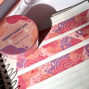 Fita washi bacana, papel de carta kawaii fofo, diário de planejamento, presente, coelho rosa