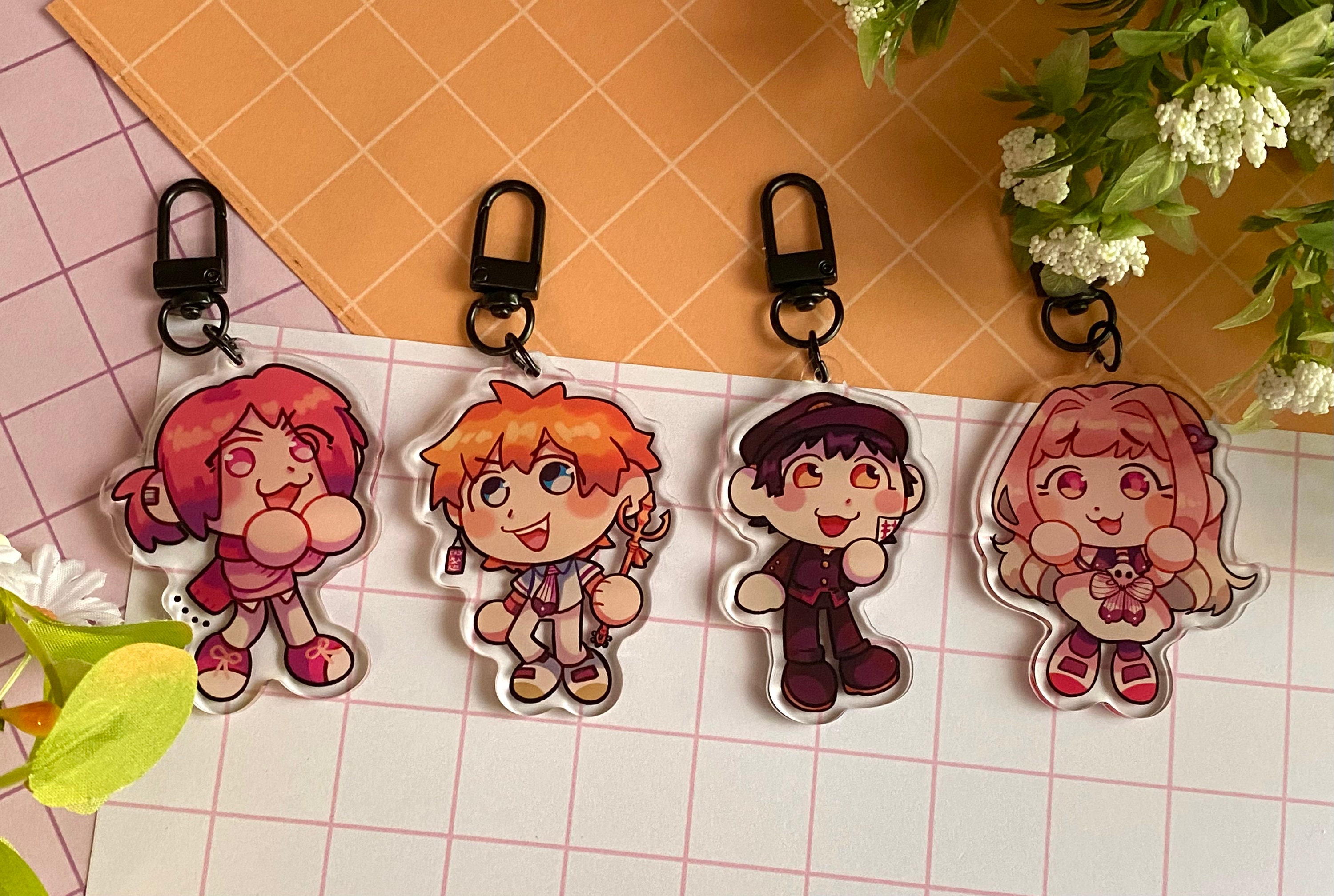 LAST CHANCE - Hanako Kun Acrylic Keychain, Kawaii Anime Manga