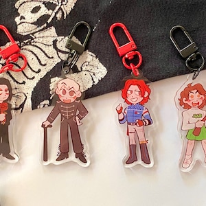 LAST CHANCE—Gerard Way Acrylic Keychain: MCR Chibi Charm