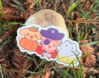 Stickers Halloween-personage, stickers spookachtige herfst