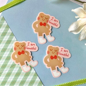 Pegatinas de rana con autoconfianza, papelería kawaii, diario planificador, amor, amistad, naturaleza