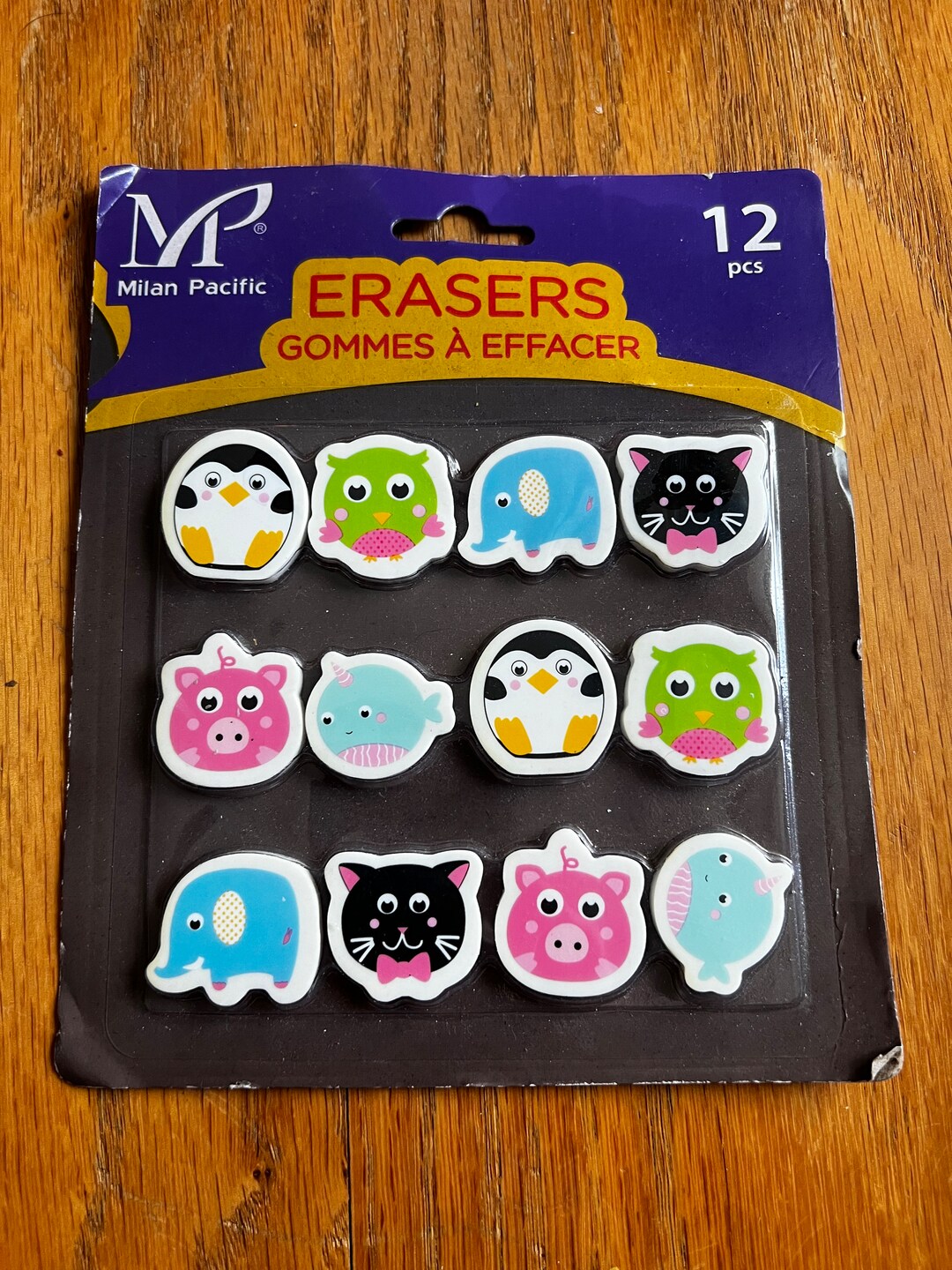 12 Baby Animal Erasers Etsy