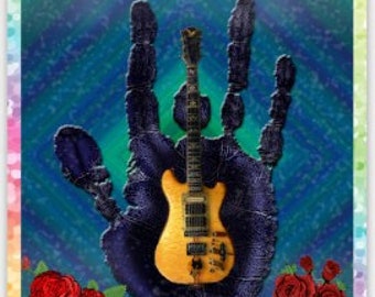 Dead & Co: Wolf Final Tour Garcia Handprint Glitter Sticker