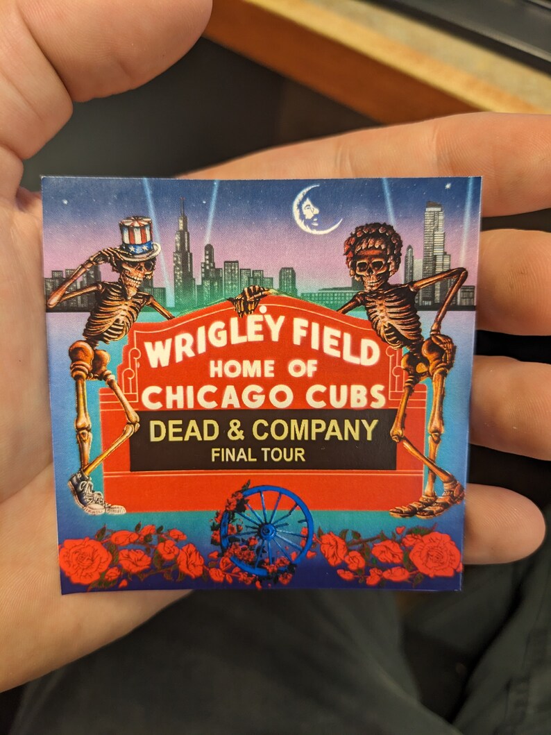Dead & Co. Wrigley Field Final Tour Custom Sticker Etsy
