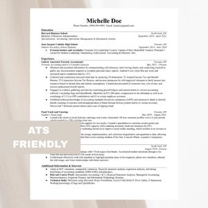 Professional Resume Template for MS Word, Google Docs | Resume with Border line, Modern Resume/CV Template, Instant Download
