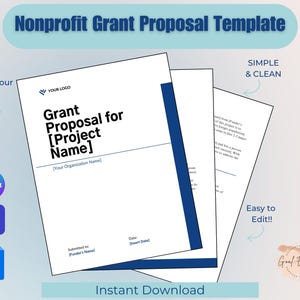 Nonprofit Grant Proposal Template | Easy-to-Use & Customizable