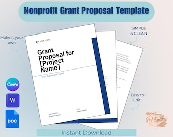 Nonprofit Grant Proposal Template | Easy-to-Use & Customizable