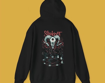 Slipknot Goat Red Black Tie Dye Nu Metal Pullover Hoodie S - Etsy