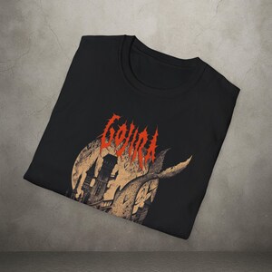 Gojira 'Flying Whales' Tee – Unisex Metal Band Shirt | Gothic Graphic Tee | Metalhead Shirt | Alt Fashion Top | Dark Art Apparel immagine 4