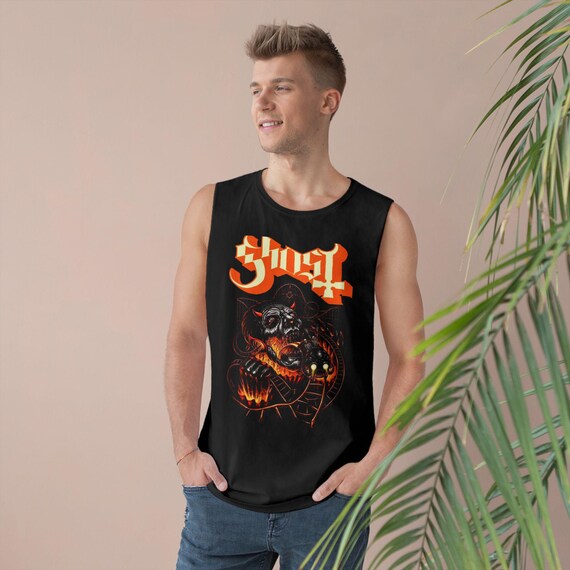 Ghost Band Graphic Tank Top: Unisex Sleeveless Shirt for Music Fans