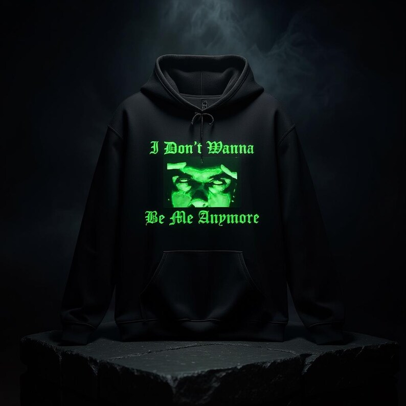 Gothic Metal Hoodie | Gothic Pullover | Metalhead Hoodie | Alt Fashion Sweatshirt | Dark Art Clothing | Heavy Metal Gift Bild 1